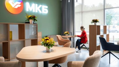 Проект дизайна отделения компании «Московский Кредитный Банк»